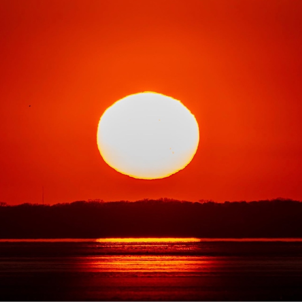 Vibrant Sunset photography art photo 8.5x11 glossy photo paper